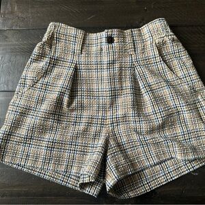 Madewell - Neale Short in Gingham Seersucker